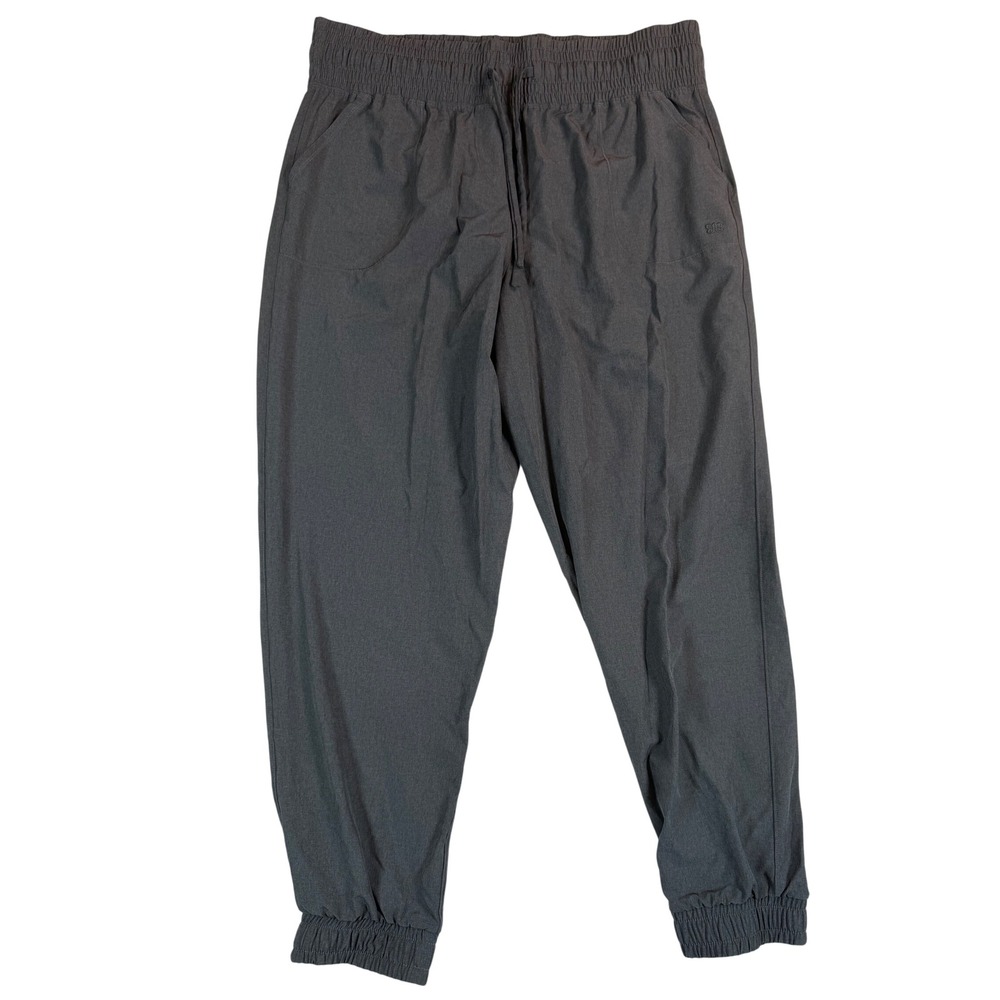 Albion Fit Jetsetters Joggers Charcoal Gray Elastic Waist Pants Womens XL